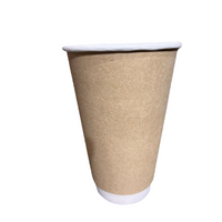 480ml Kraft Double Wall Cups